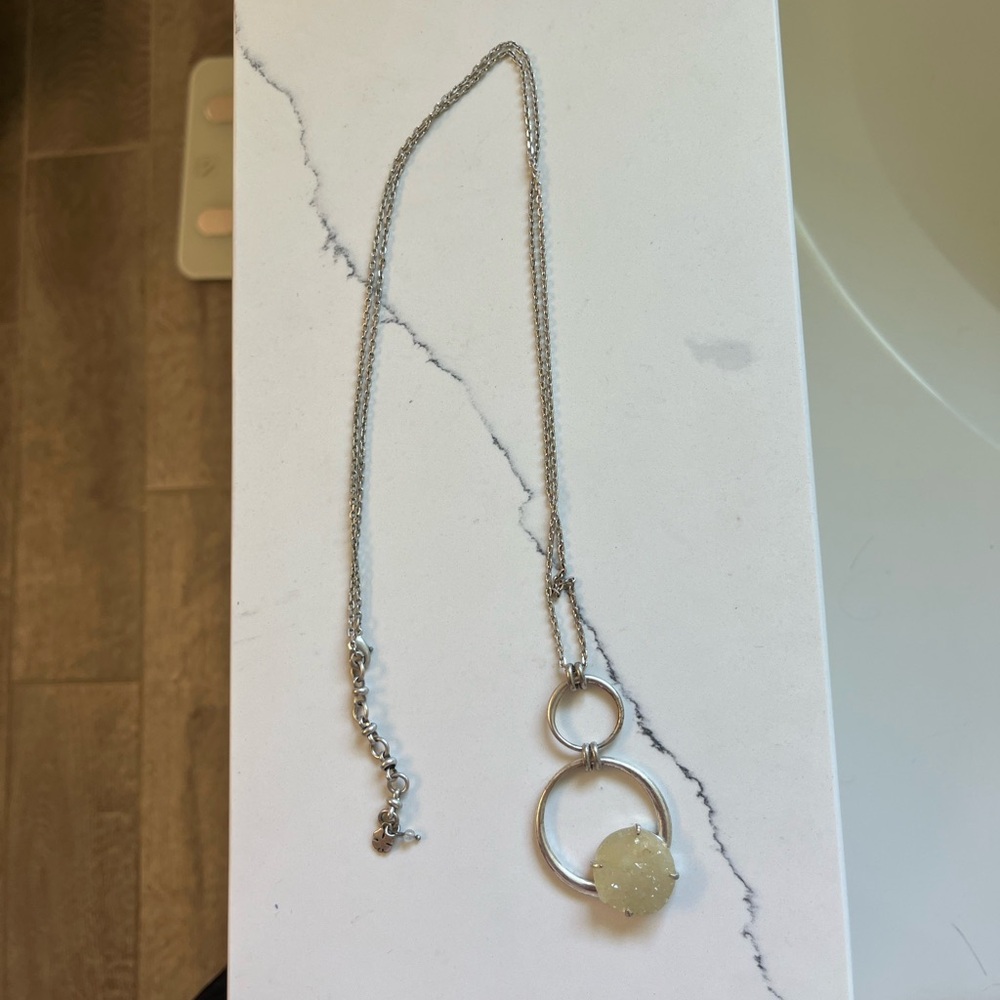 Lucky Brand Quartz Pendant Necklace